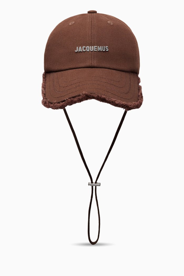 

La Casquette Artichaut Drawstring Cap in Cotton-canvas, Brown