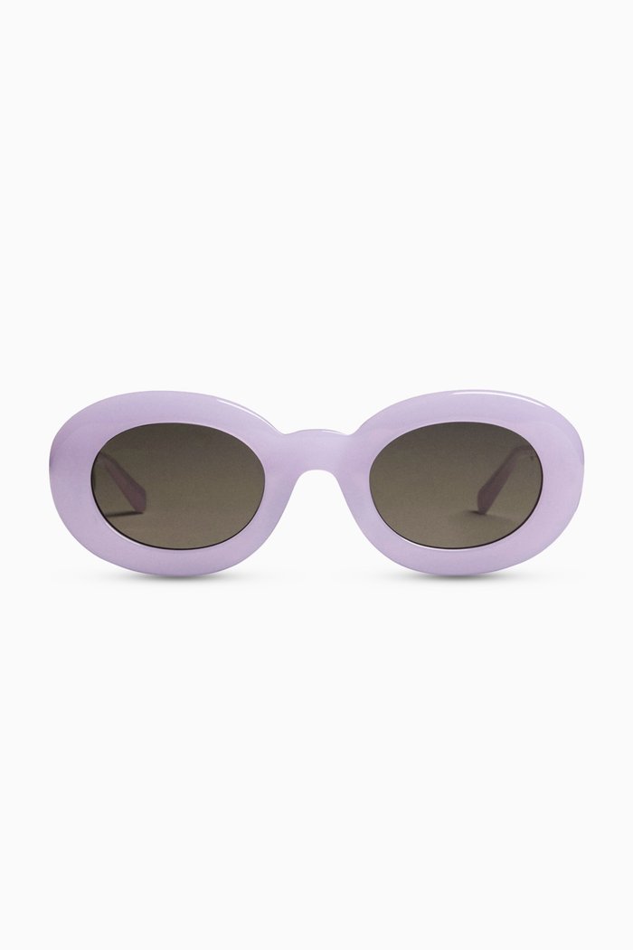 Les Lunettes Pralu Sunglasses in Acetate, Purple
