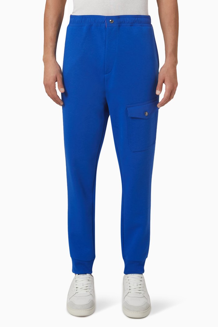 

Jogger Cargo Pants in Cotton Fleece, Multicolour