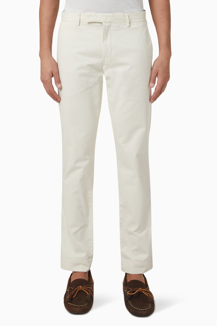 

Slim Fit Chinos in Cotton, Neutral