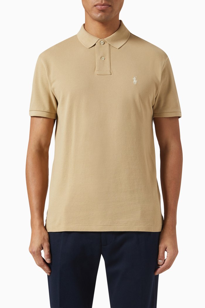 

Polo Shirt in Cotton Piqué, Neutral