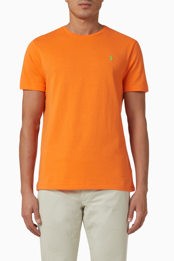 

Logo T-shirt in Cotton, Orange