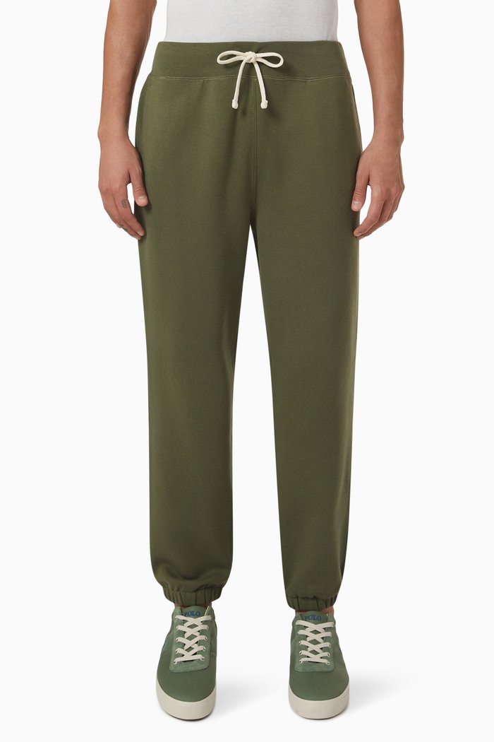 

Sweatpants in Cotton Fleece, Green