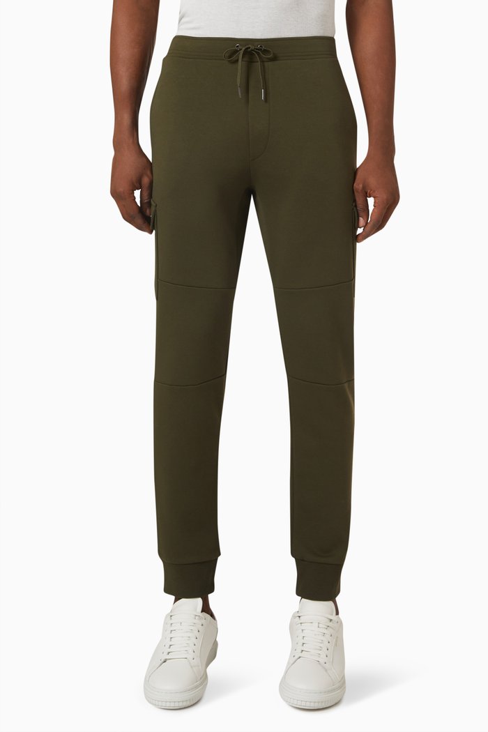 

Cargo Sweatpants in Fleece, Green