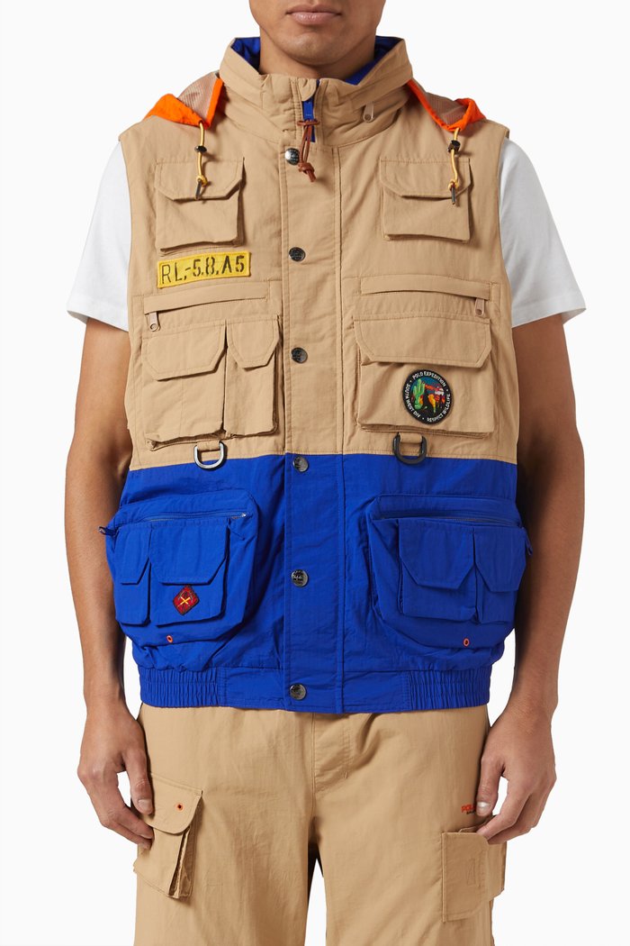 

Utility Vest in Recycled Nylon, Neutral