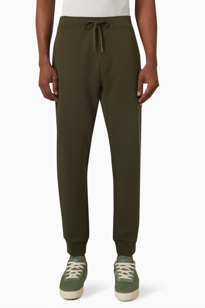 

Logo Sweatpants in Fleece, Green