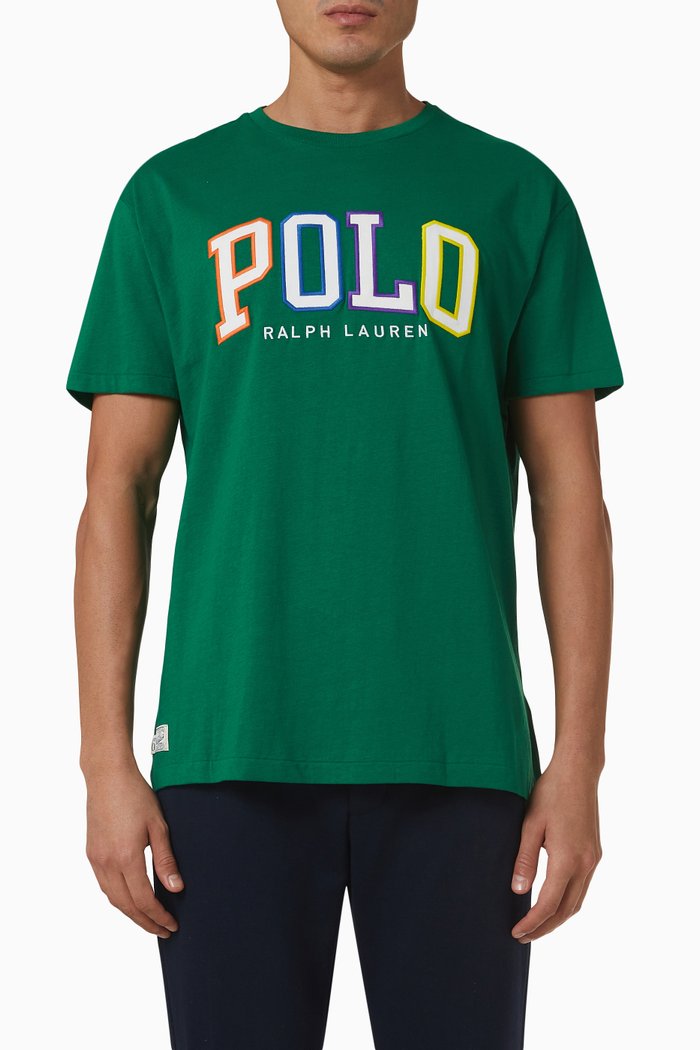 

Logo T-shirt in Cotton, Green