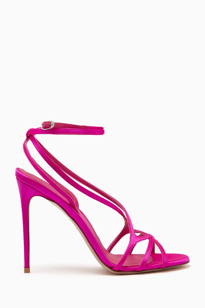 

Belen 110 Wrap-around Sandal in Satin, Pink