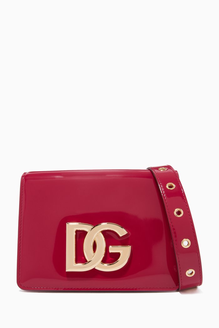 

3.5 Crossbody Bag in Patent leather, Pink