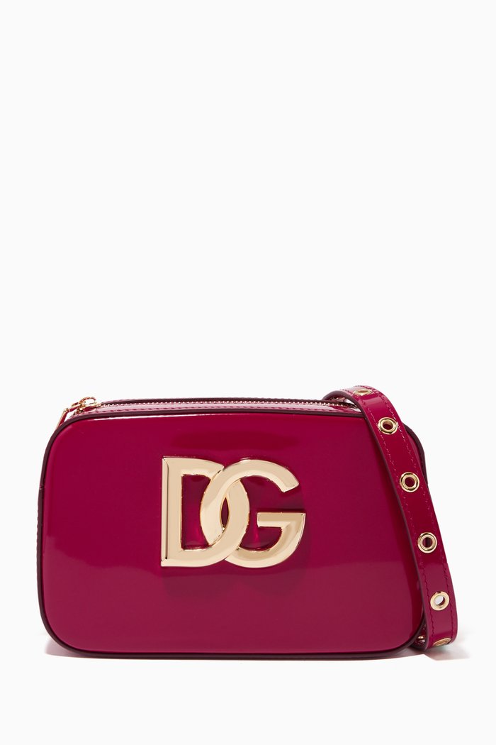 

3.5 Crossbody Bag in Patent Leather, Pink