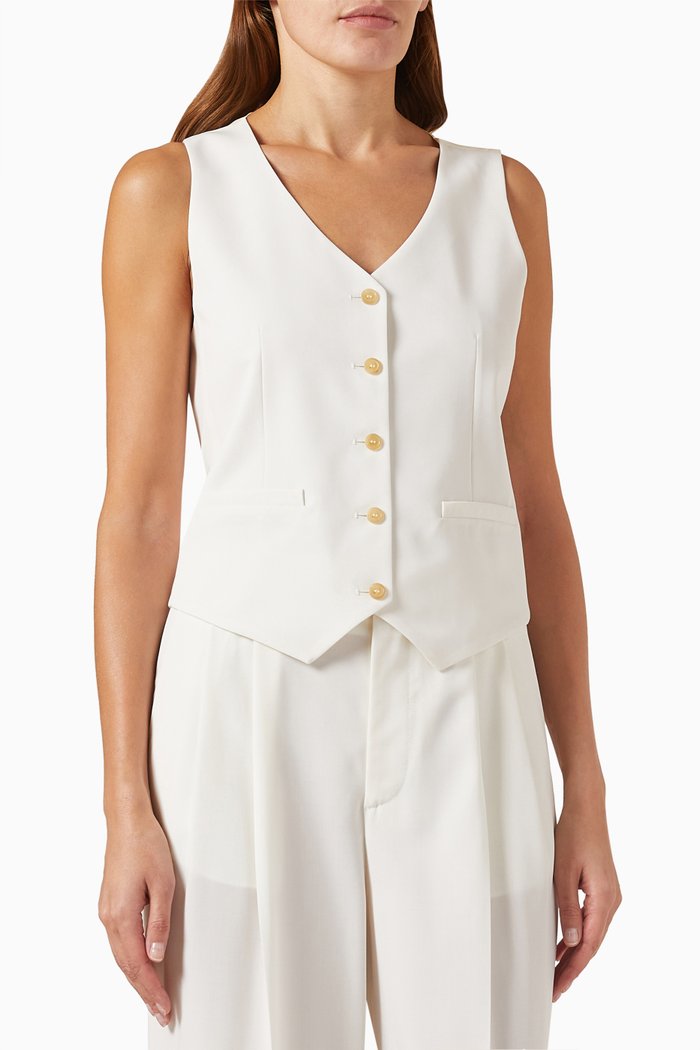

Vita Vest in Wool, Neutral