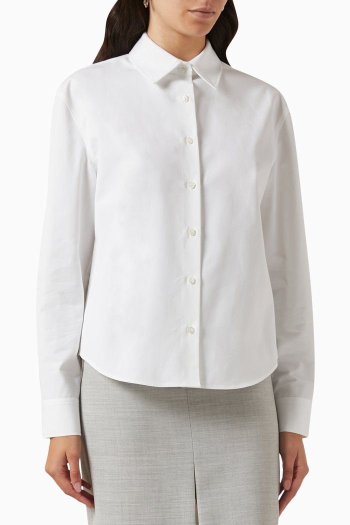 

Erin Shirt in Cotton-poplin, White