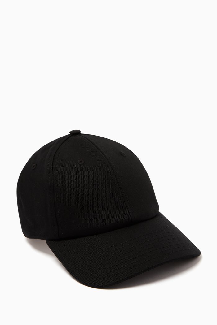 

Baseball Cap in Cotton, Black