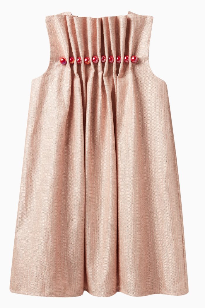 

Beatrix Dress in Cotton-blend, Pink