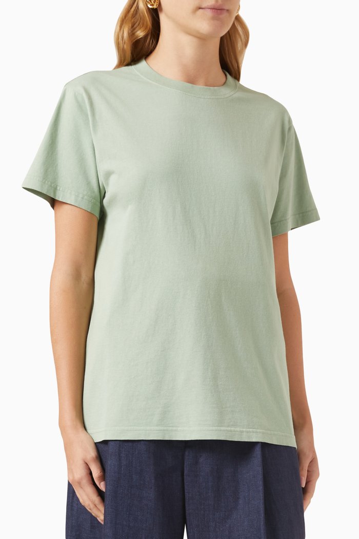 Classic T-shirt in Cotton, Green