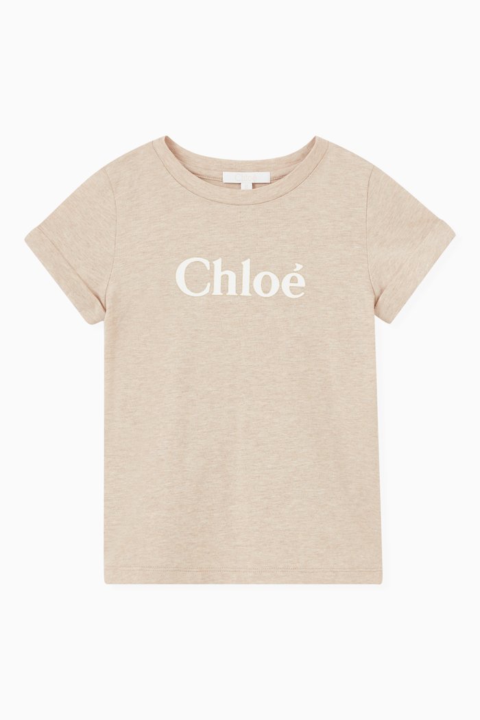 

Logo T-shirt in Cotton, Neutral