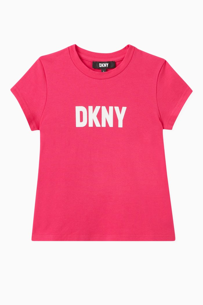 

Logo-print T-shirt in Cotton-jersey, Pink