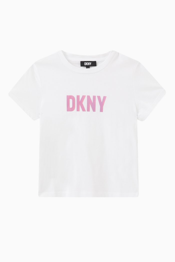 

Metallic Logo T-shirt in Jersey, White