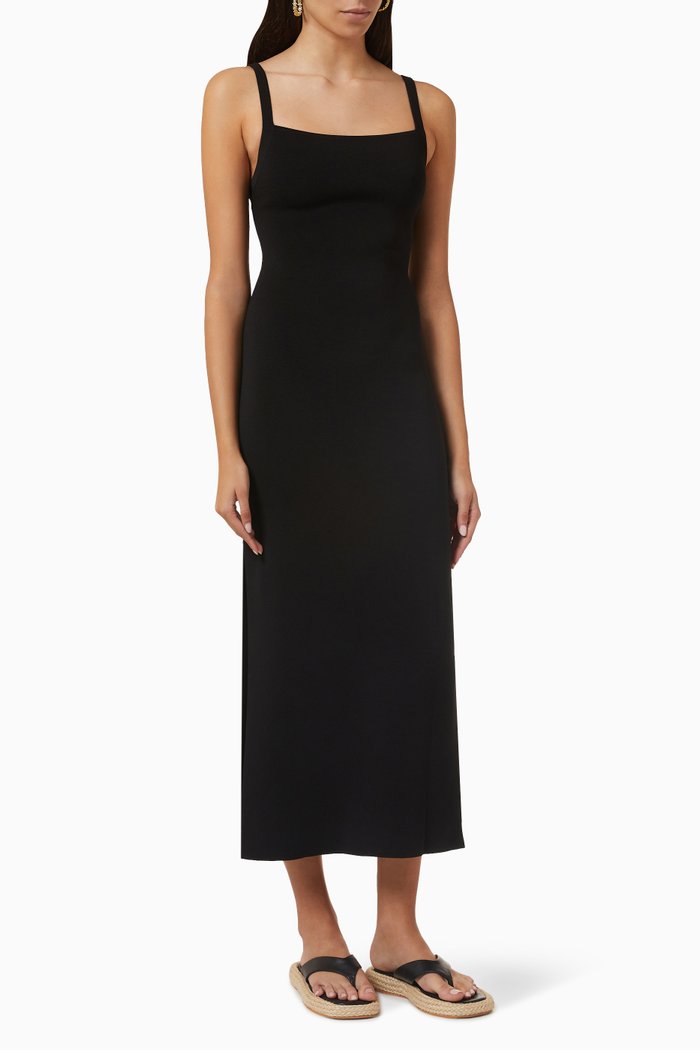 

The Square Knit Dress, Black