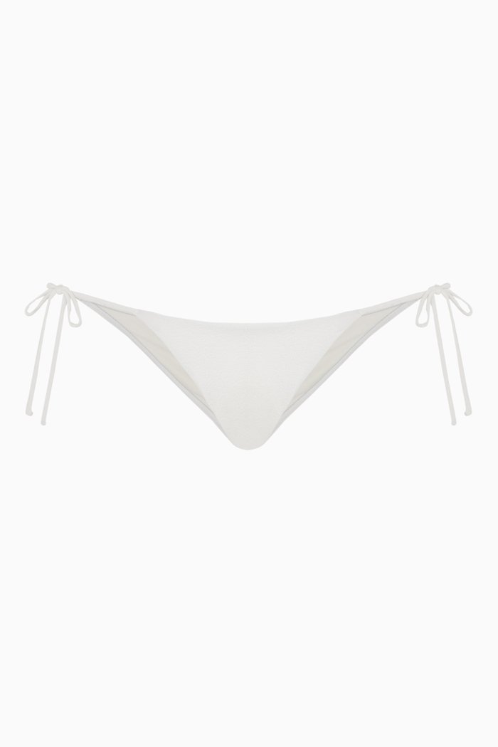 

The String Brief in Recycled Nylon, White