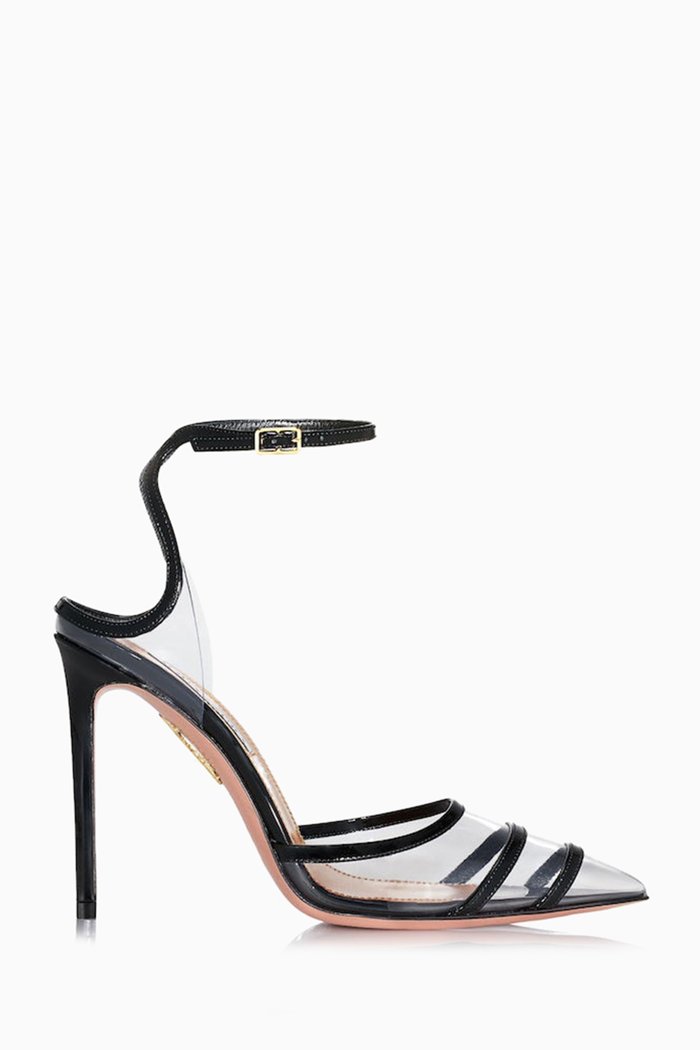 

Sting Pumps in PVC and Patent Leather, Black