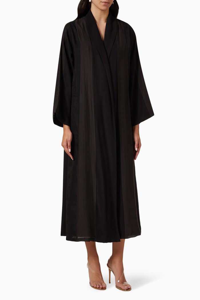 

Tonal Panel Abaya, Multicolour