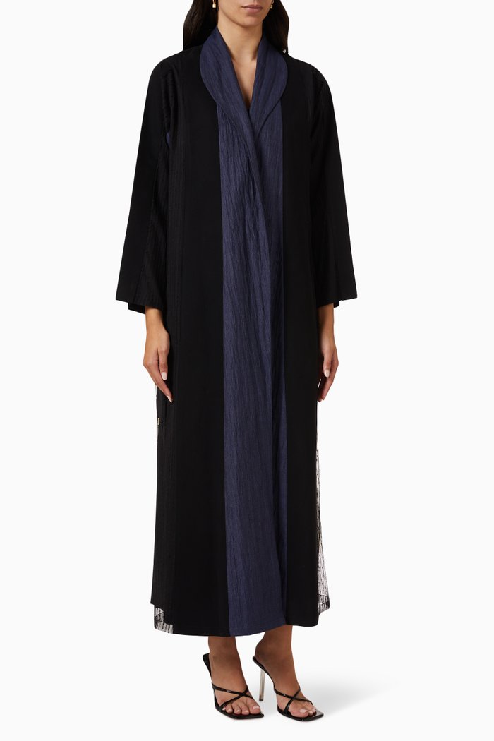 

Scarf-collar Abaya, Multicolour