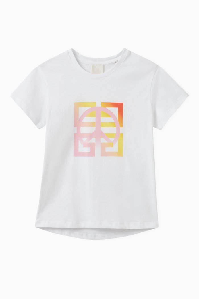 

Graphic Logo-print T-shirt in Cotton-jersey, White