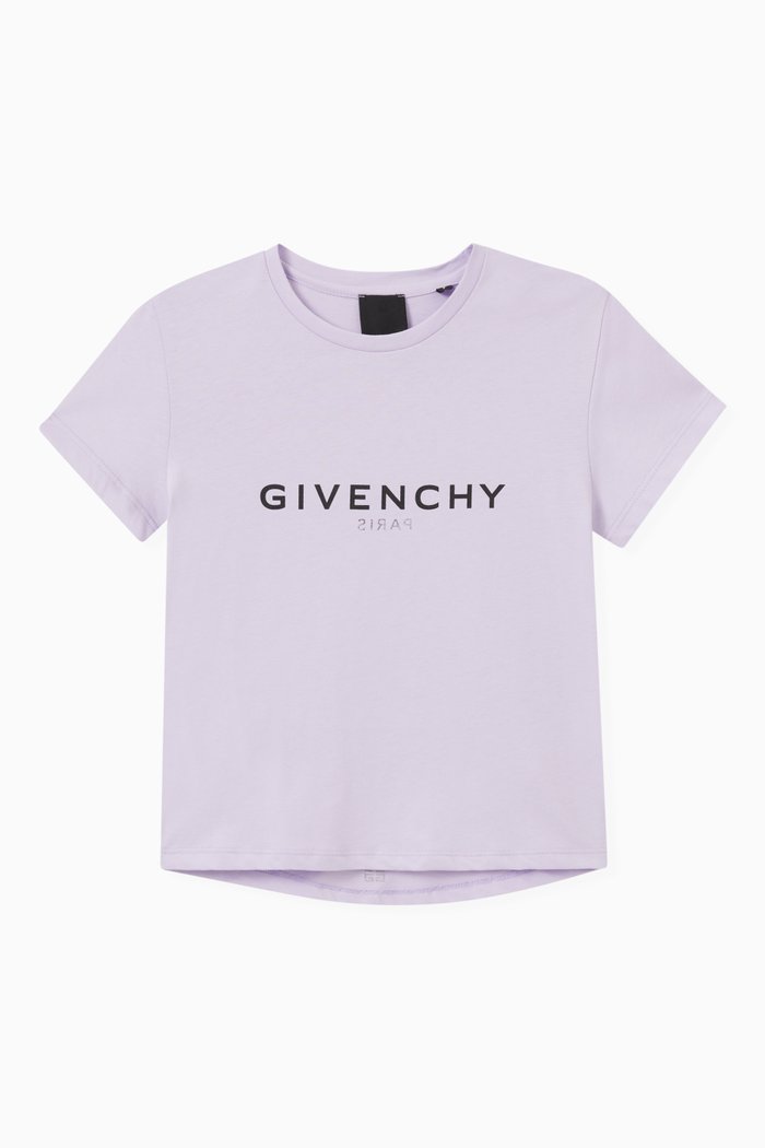 

Logo T-shirt in Cotton, Purple