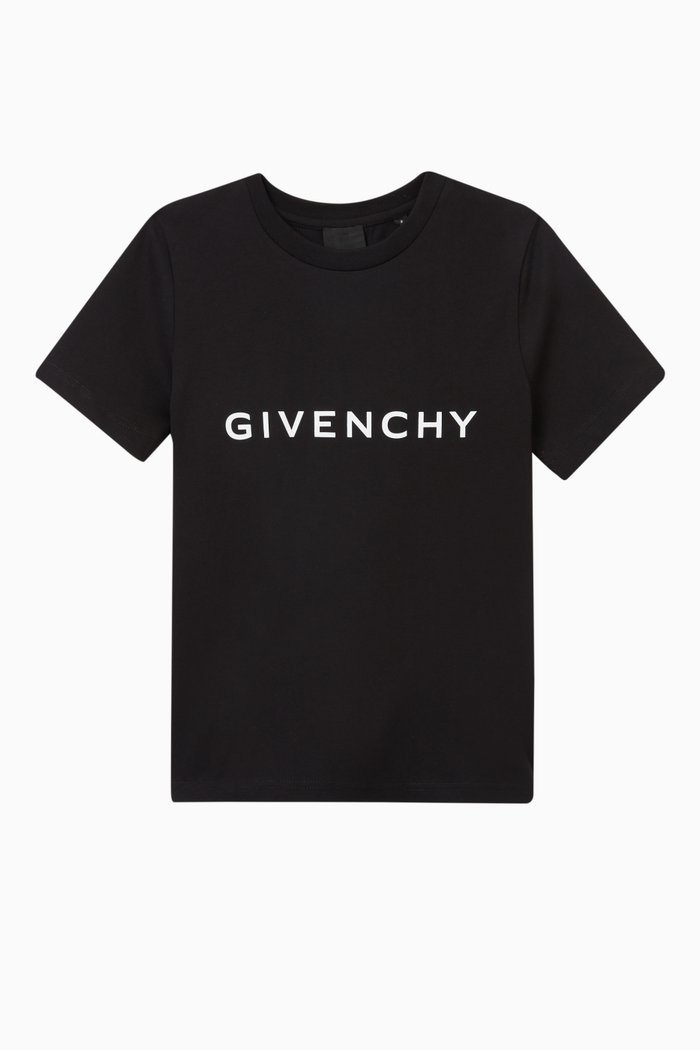 

Logo Print T-shirt in Cotton, Black