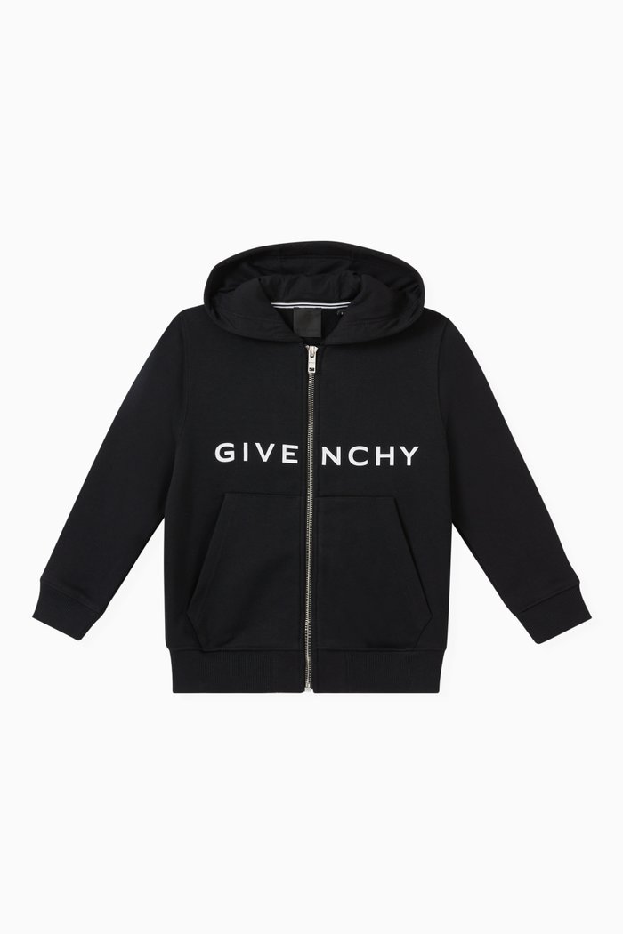 

Logo Hoodie in Cotton, Black