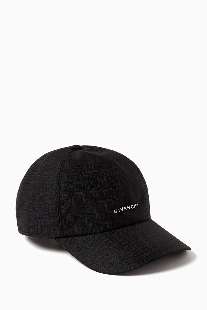 

Baseball Cap in Monogram-pattern Nylon, Black