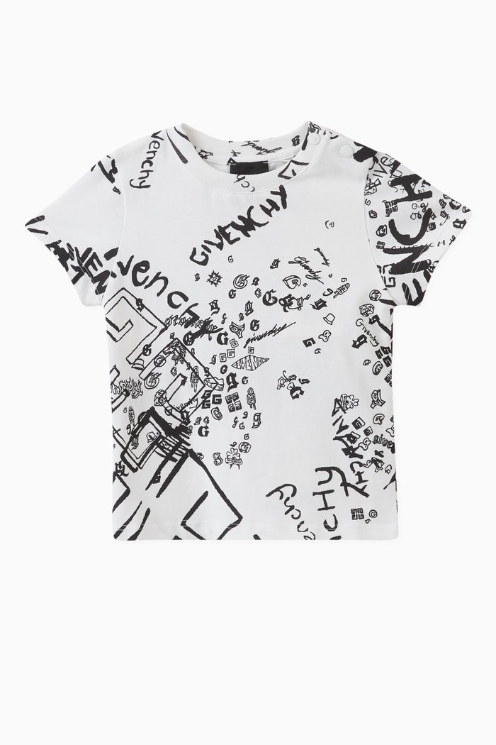 

Graffiti T-shirt in Cotton, White