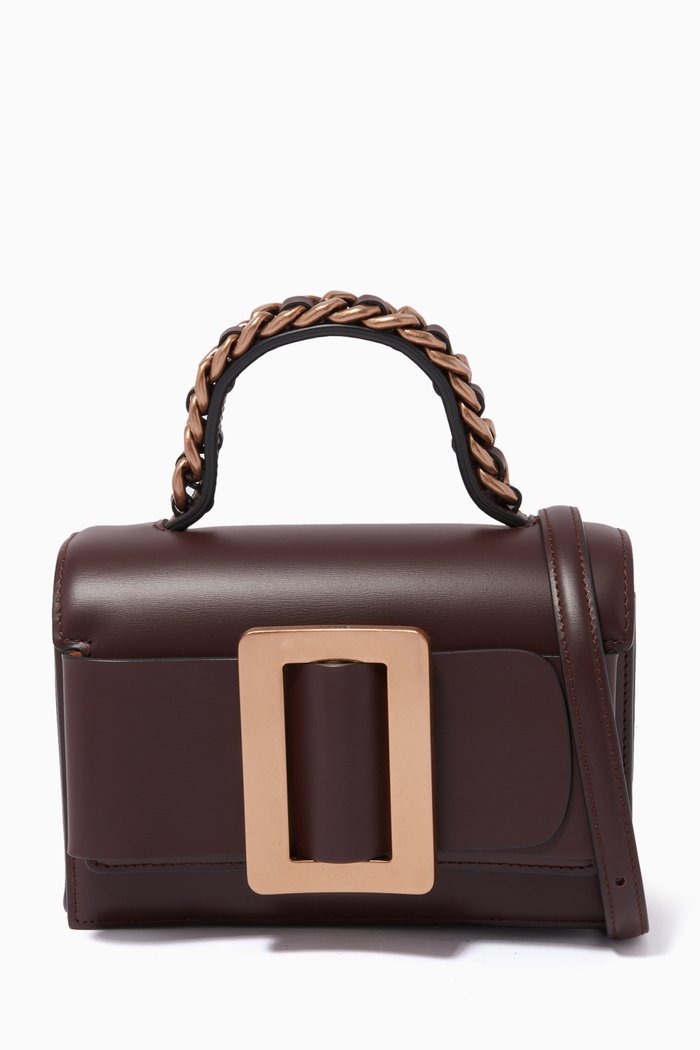 

Fred 19 Top Handle Bag in Calfskin, Brown