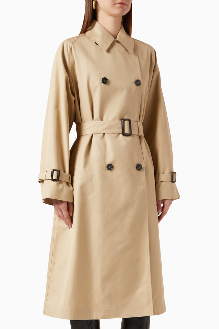 

Canasta Rain Coat in Gabardine, Neutral