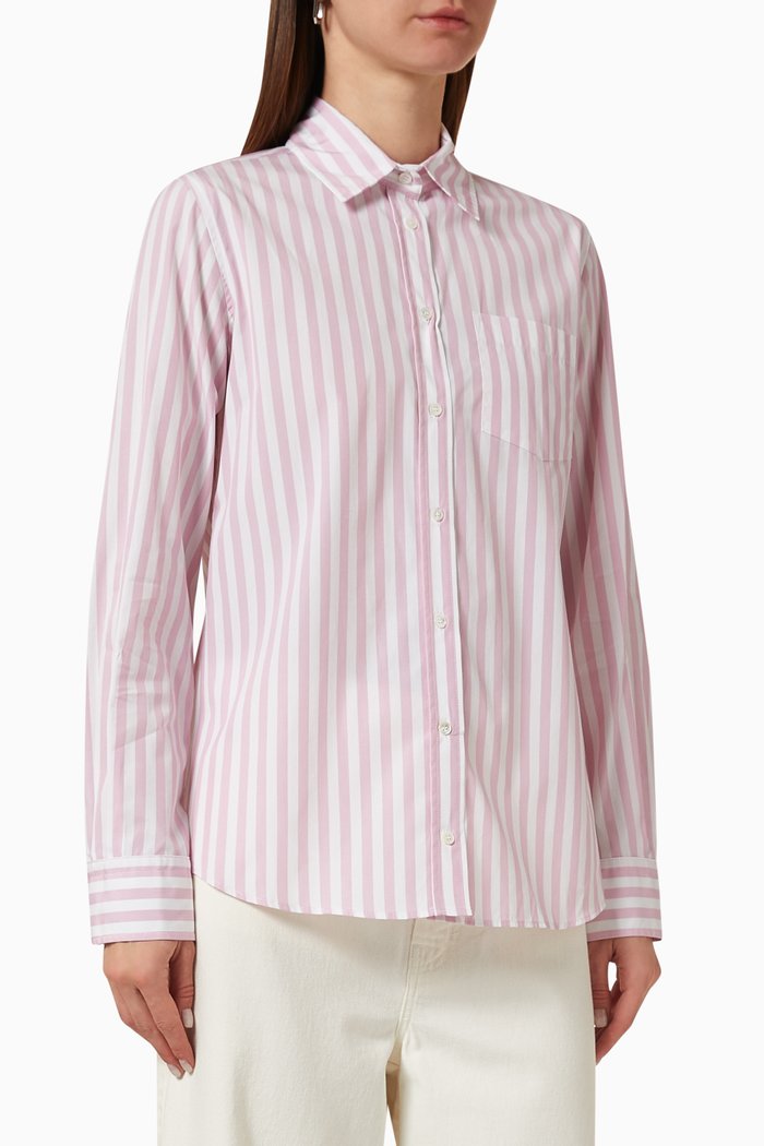 

Armilla Shirt in Cotton Poplin, Pink