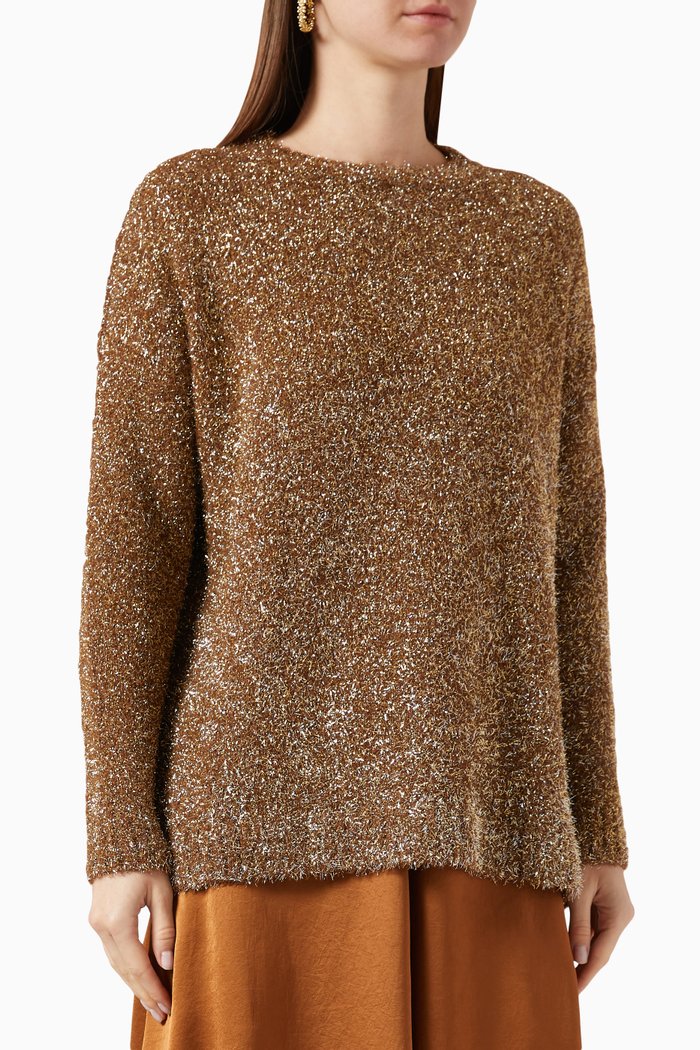 Rio Sweater in Knit, Brown