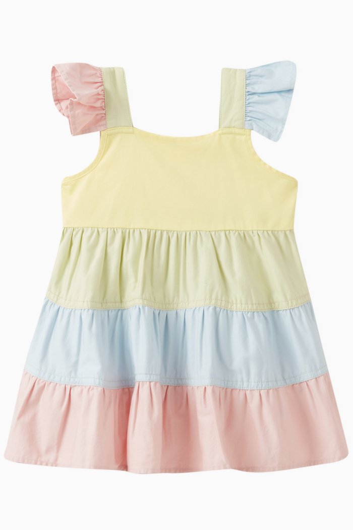 

Tiered Dress & Bloomers Set, Multicolour