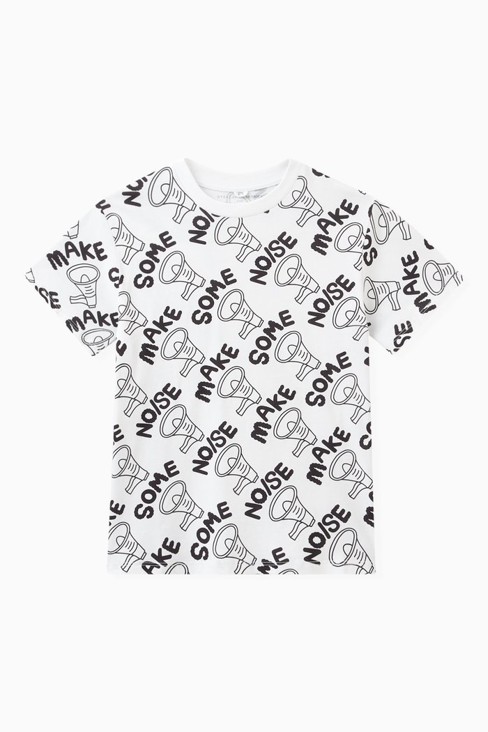 

Make Some Noise T-shirt in Organic Cotton Jersey, Multicolour