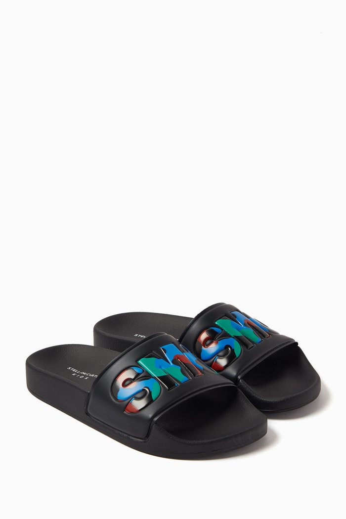 

Logo Print Slides in Rubber, Black