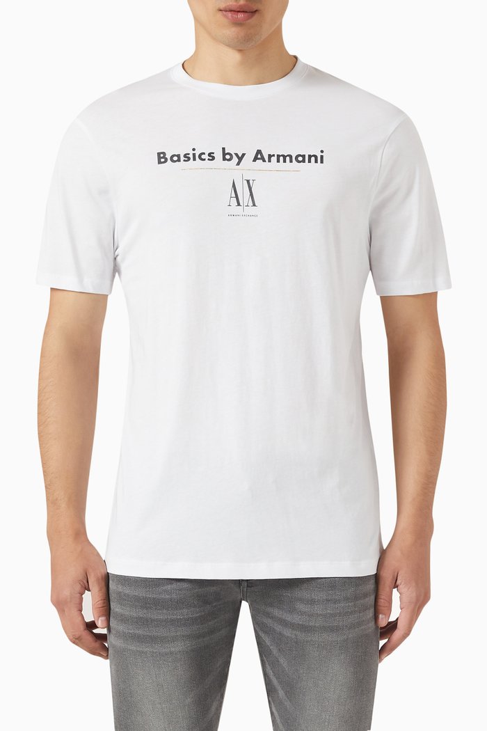 

Logo T-shirt in Cotton Jersey, White