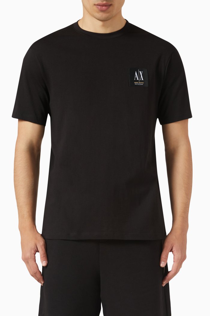 

Logo T-shirt in Organic Cotton, Black