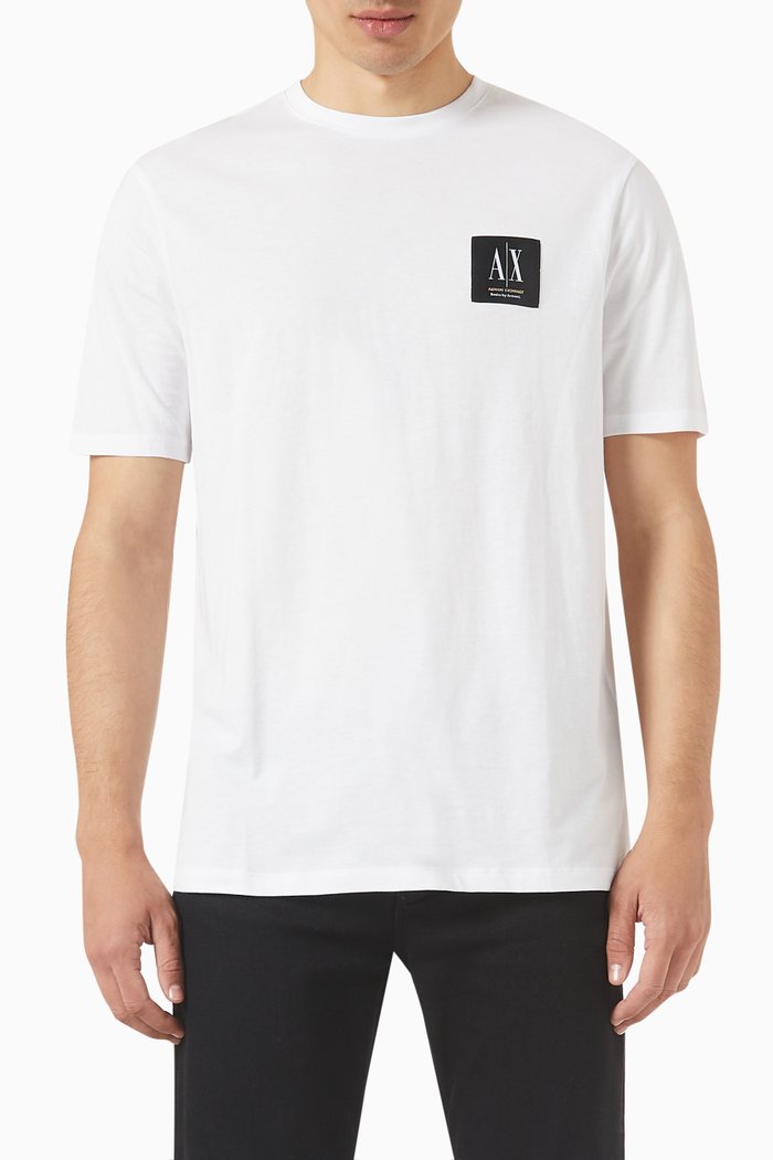 

Logo T-shirt in Organic Cotton, White