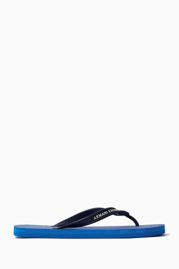 

Logo Flip Flops in EVA, Blue