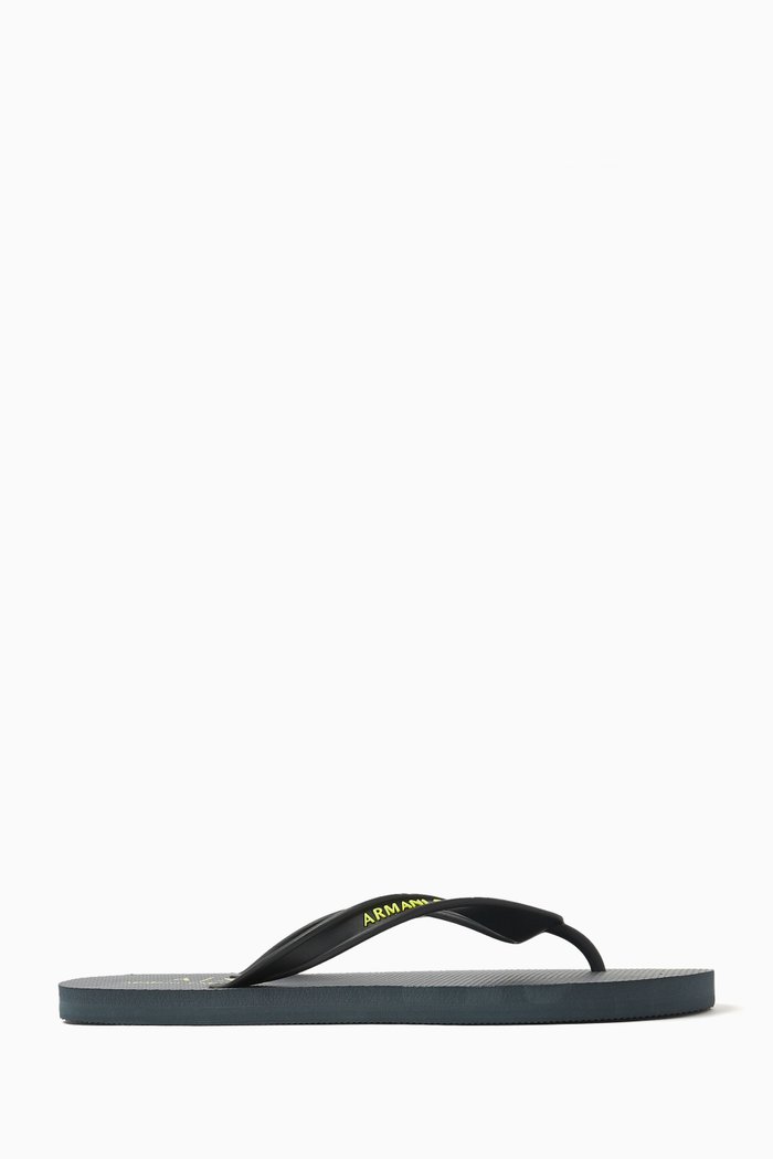 

Logo Flip Flops in EVA, Grey