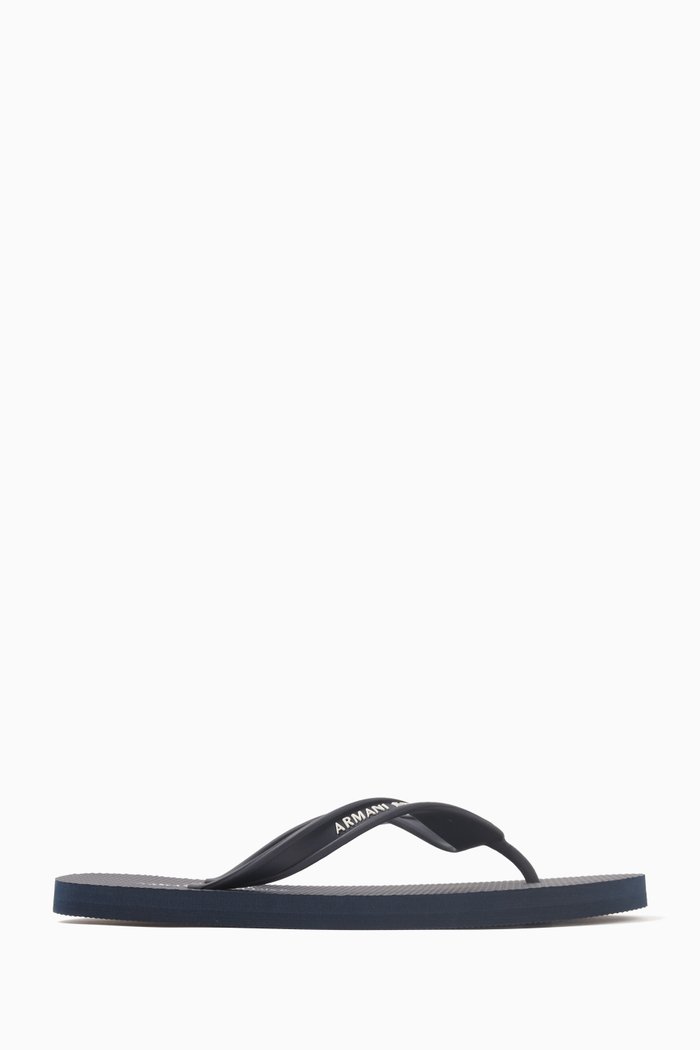 

Logo Flip Flops in EVA, Blue