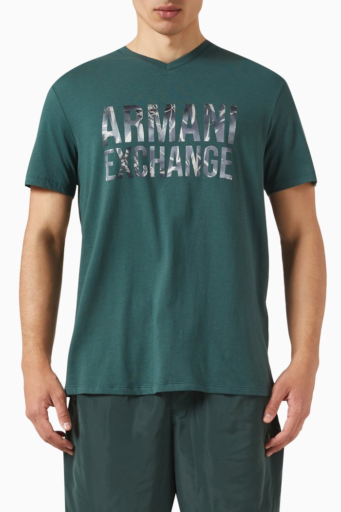 

Logo T-shirt in Cotton Jersey, Green