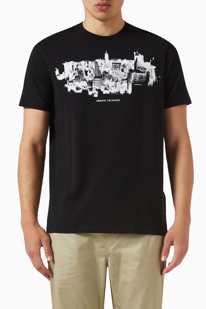 

Logo T-shirt in Cotton Jersey, Black