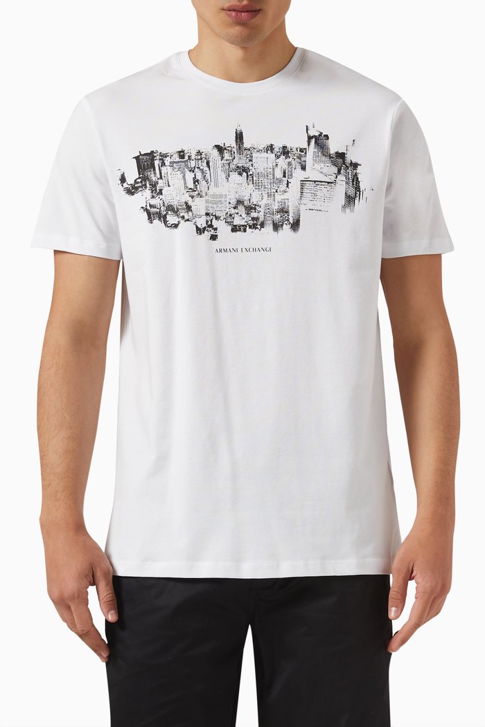 

Logo T-shirt in Cotton Jersey, White