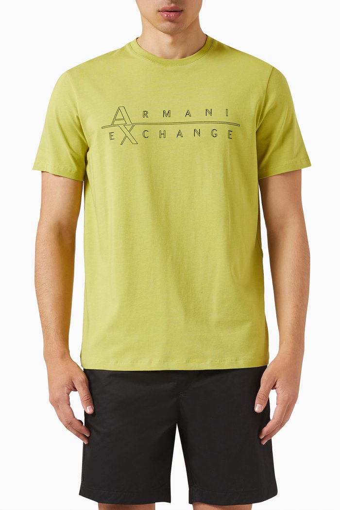 

Logo T-shirt in Cotton Jersey, Green